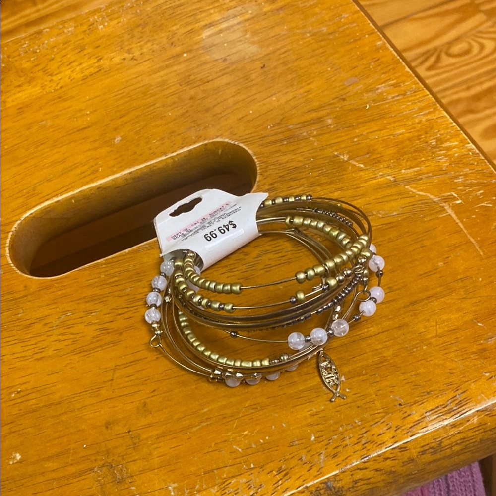 Elegant Gold and Silver Multi-Strand Bracelets